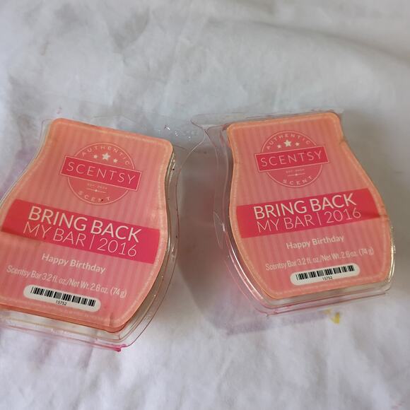 Scentsy Bar HAPPY BIRTHDAY 3.2 oz Authentic(Set of 2) scented wax - Picture 1 of 5